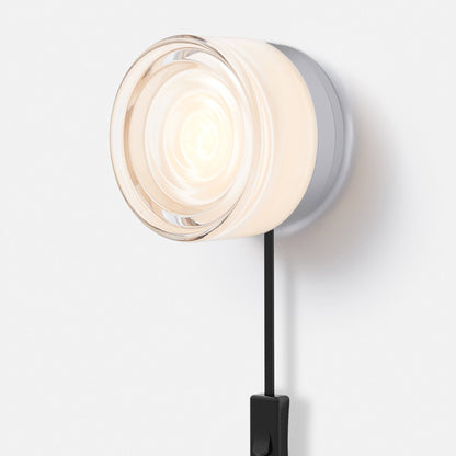 Ripple LED Plug-In Wall Light in Detail.