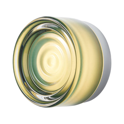 Ripple LED Wall Light in Jade/Natural Anodized.