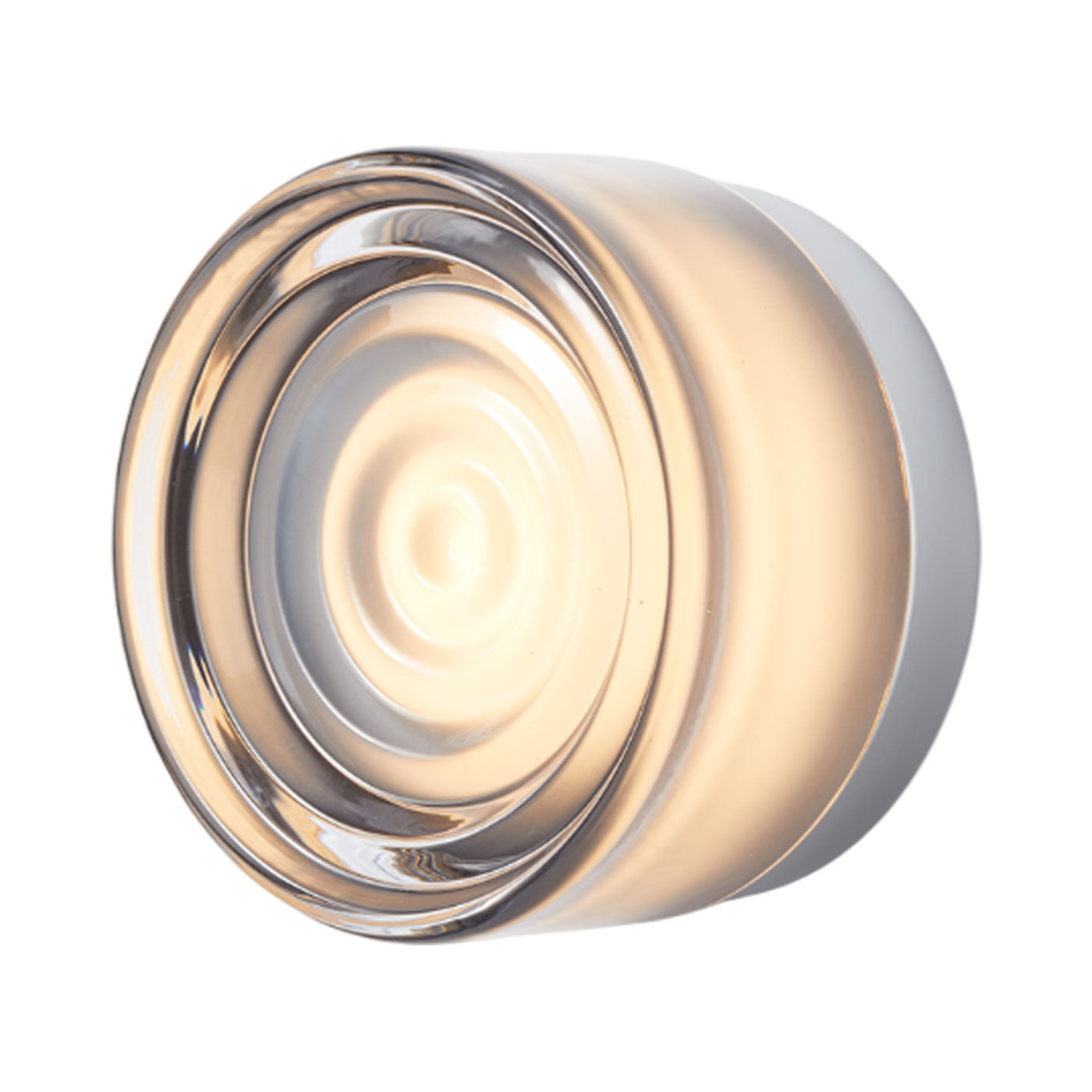 Ripple LED Wall Light in Smoked/Natural Anodized.