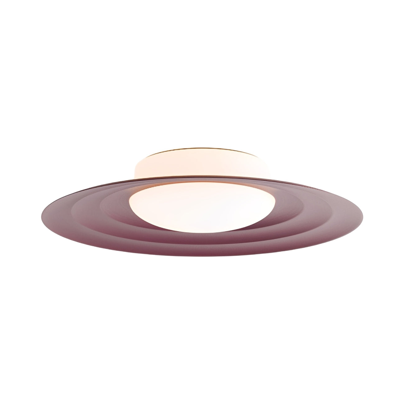Tidal LED Flush Mount Ceiling Light in Berry (Large).
