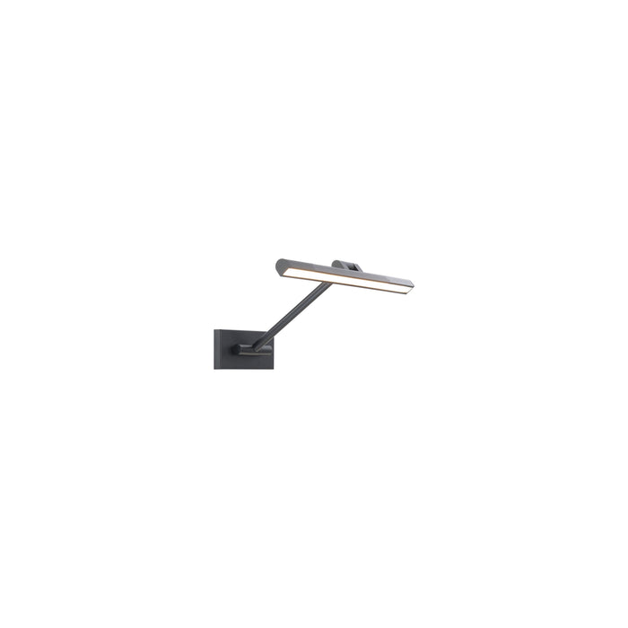 Reed LED Swing Arm Light in Black (Small).
