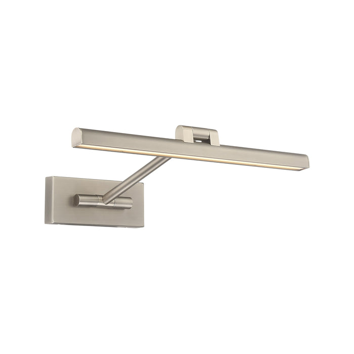 Reed LED Swing Arm Light in Brushed Nickel (Large).