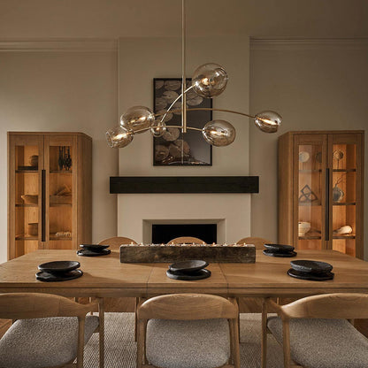 Artemis Chandelier in dining room.
