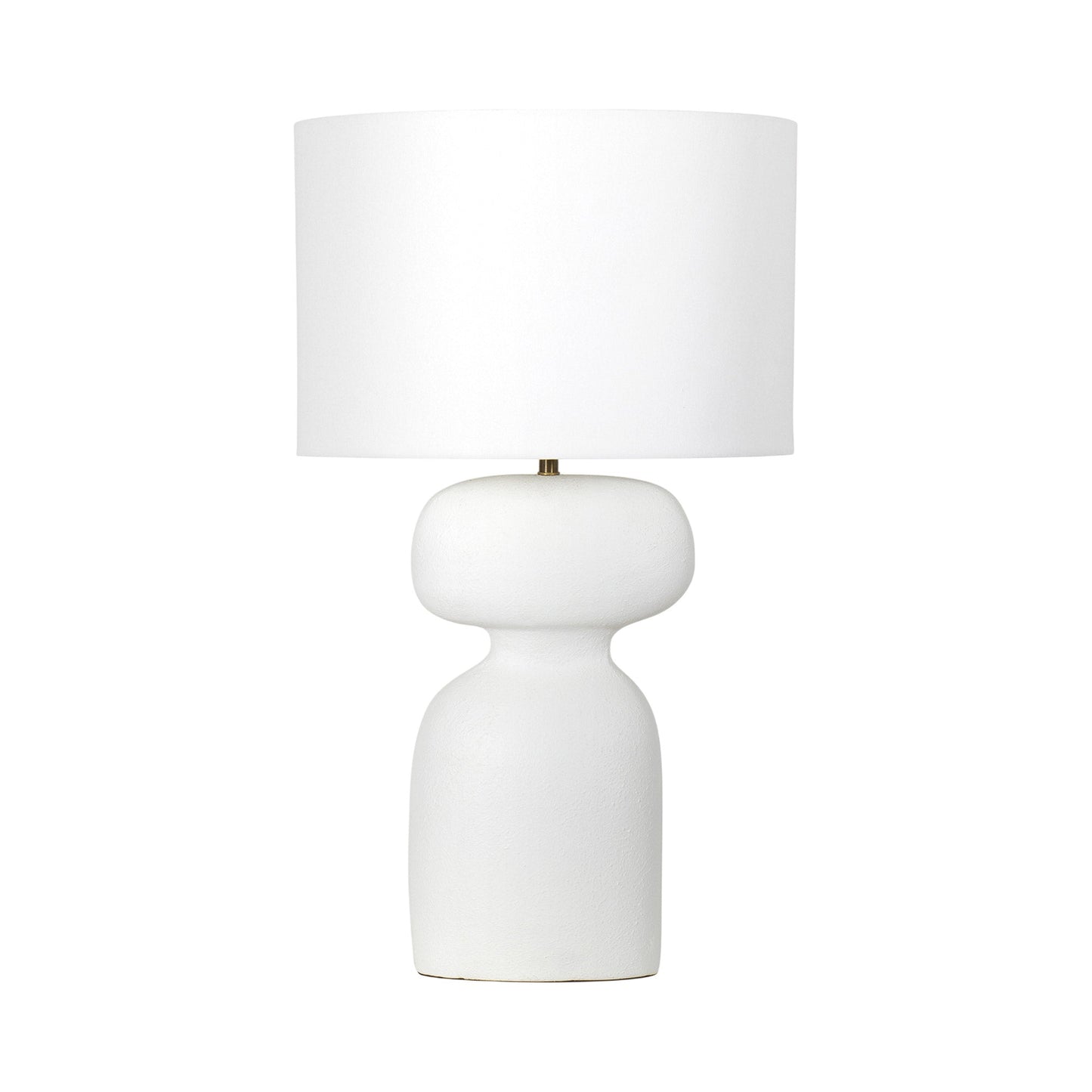 Bardot Table Lamp in White.