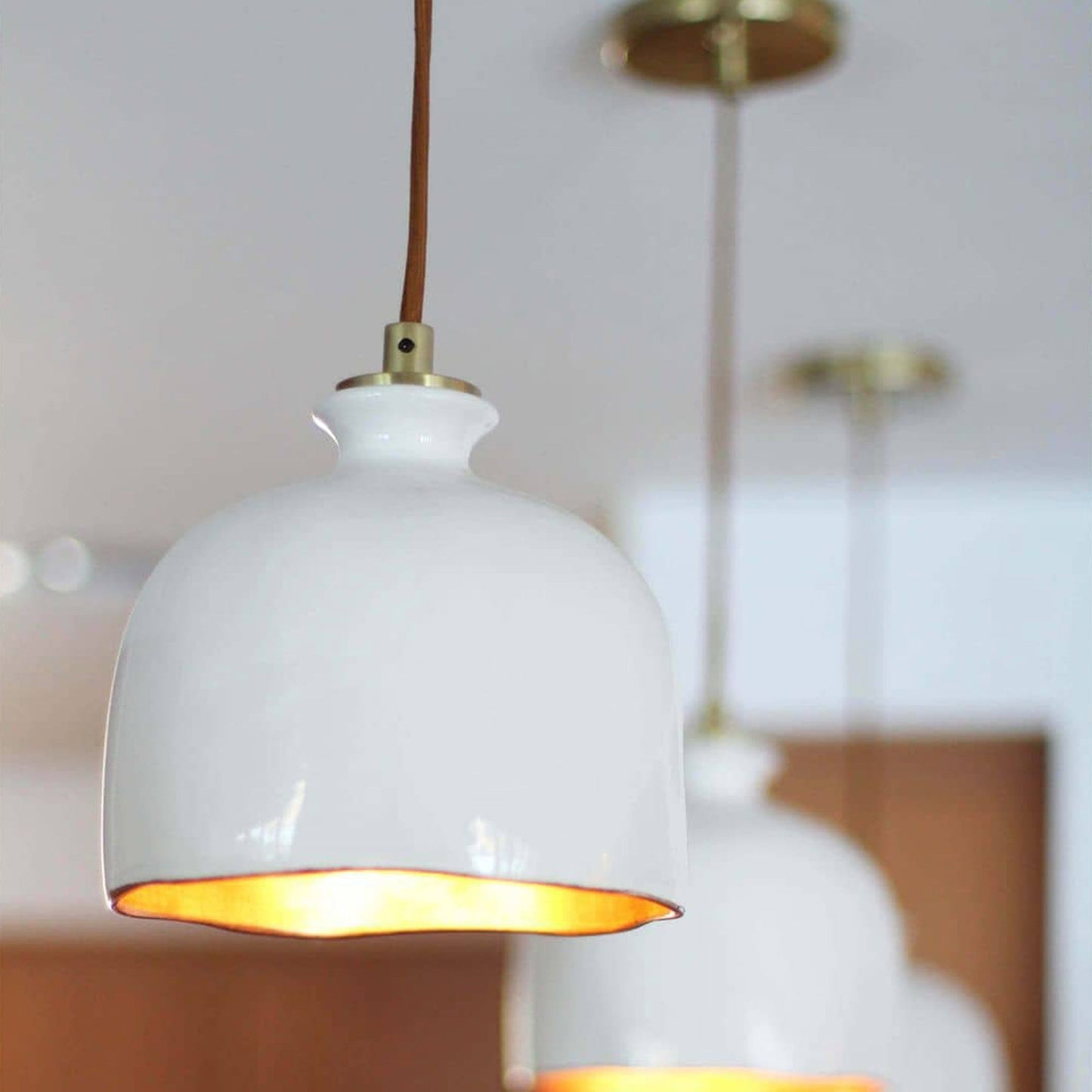 Bianca Pendant Light in living room.