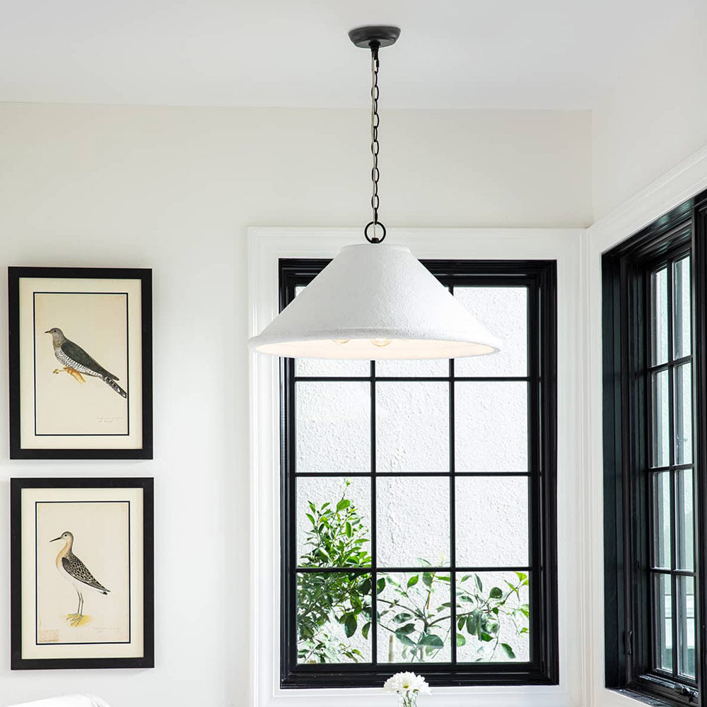 Billie Pendant Light in living room.