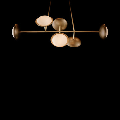 Bond Linear Chandelier in Detail.