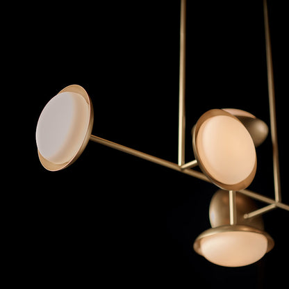 Bond Linear Chandelier in Detail.