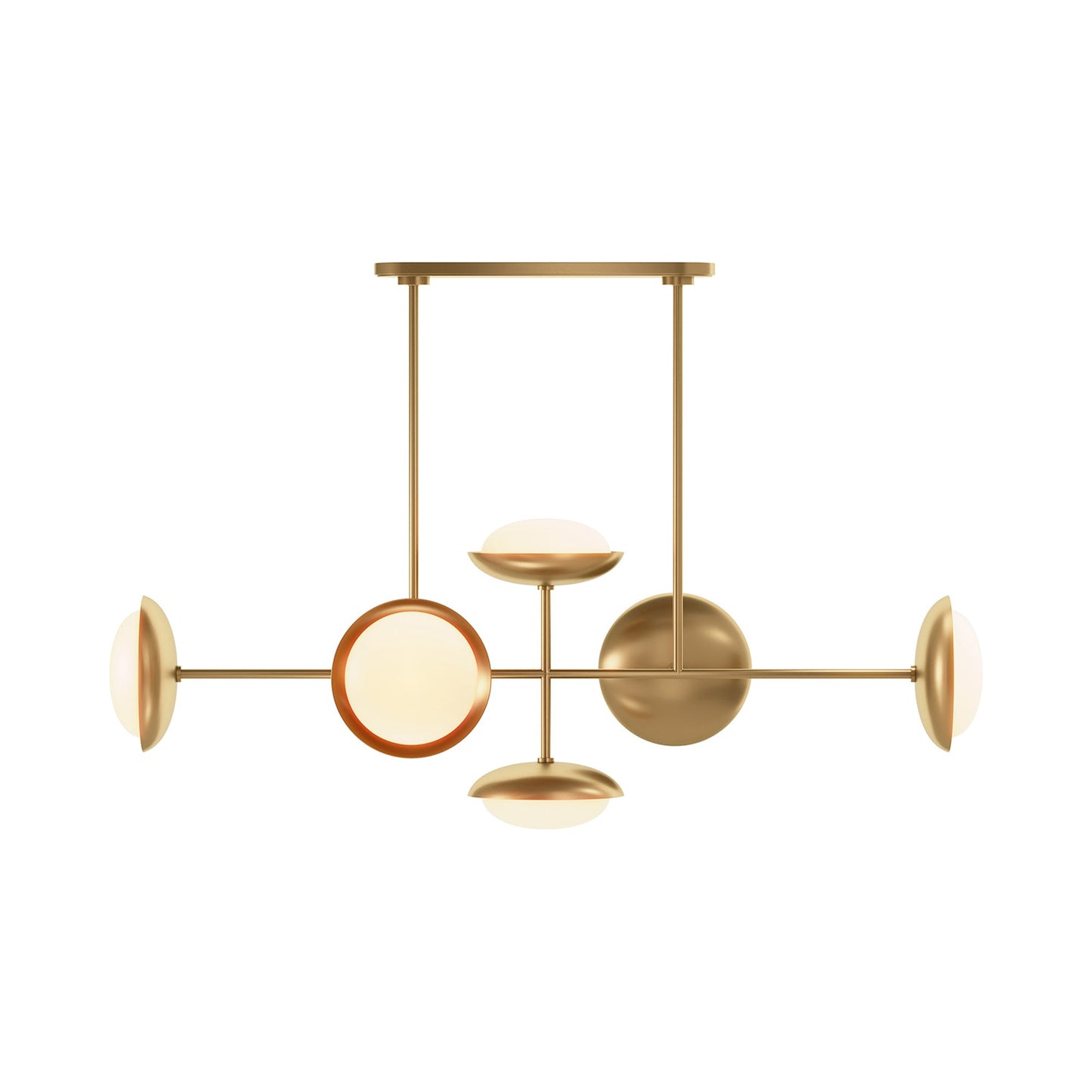 Bond Linear Chandelier in Detail.