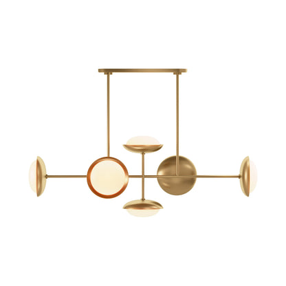 Bond Linear Chandelier in Detail.