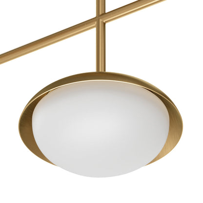Bond Linear Chandelier in Detail.