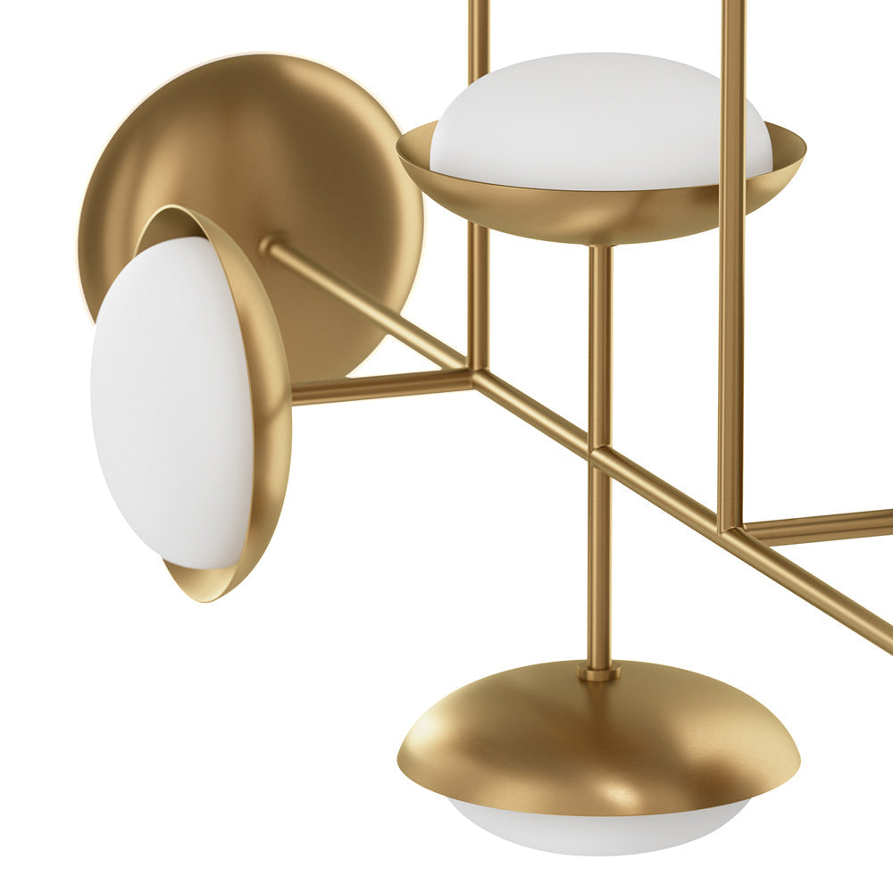 Bond Linear Chandelier in Detail.