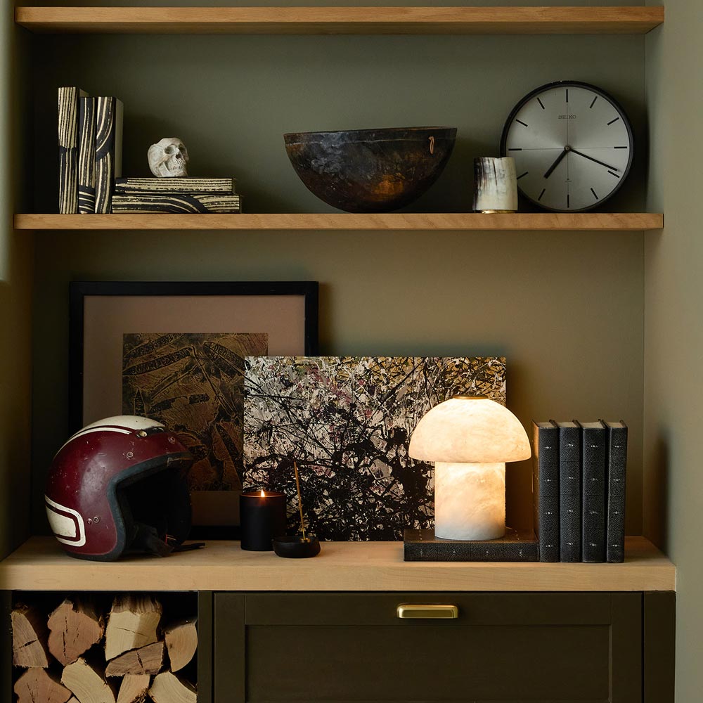 Bonnie Table Lamp in living room.