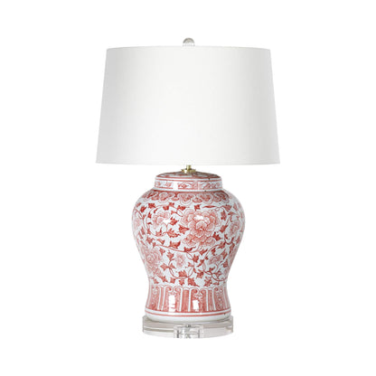 Briar Table Lamp in Red.