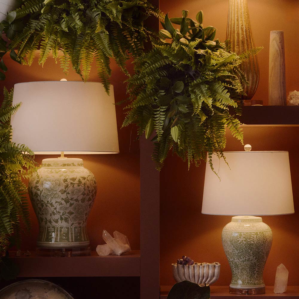 Briar Table Lamp in living room.