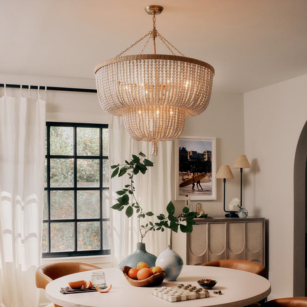 Cameron Chandelier in dining room.