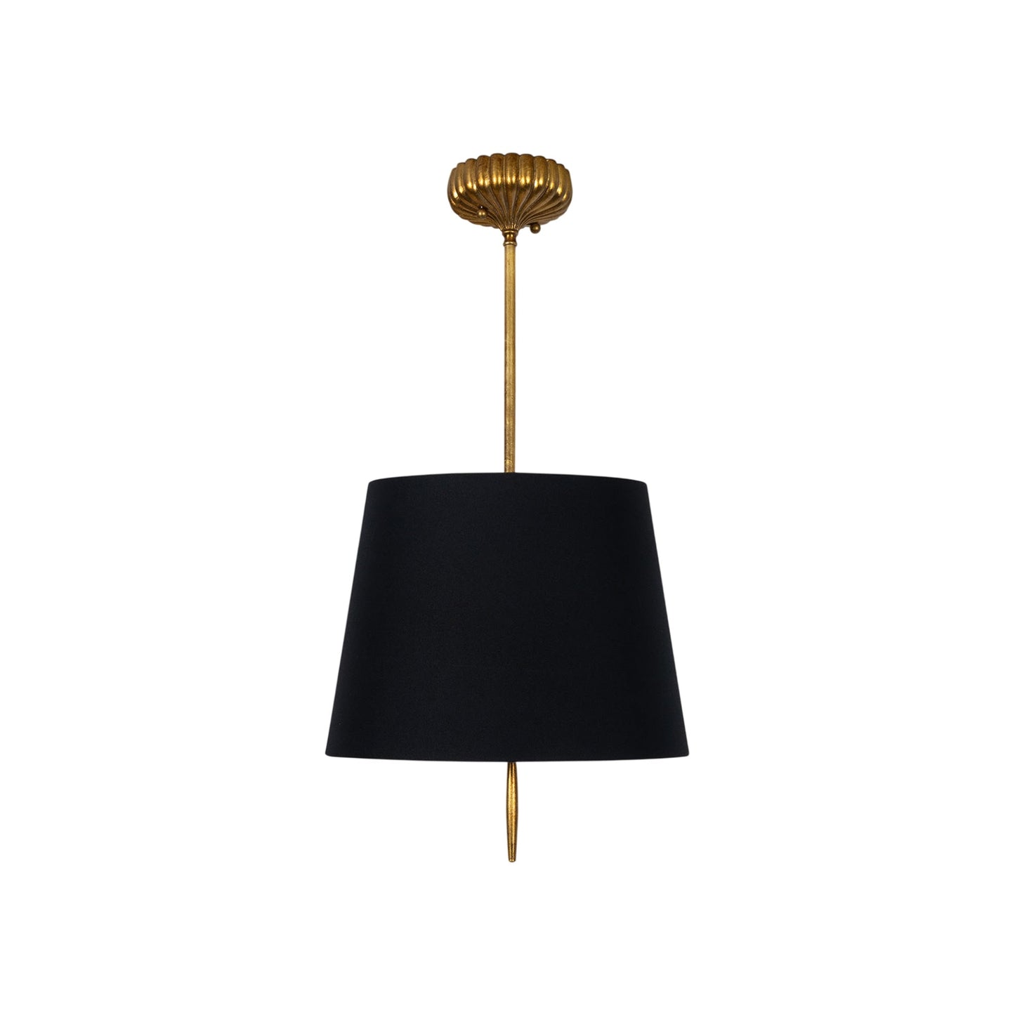 Clove Pendant Light in Black (14-Inch).