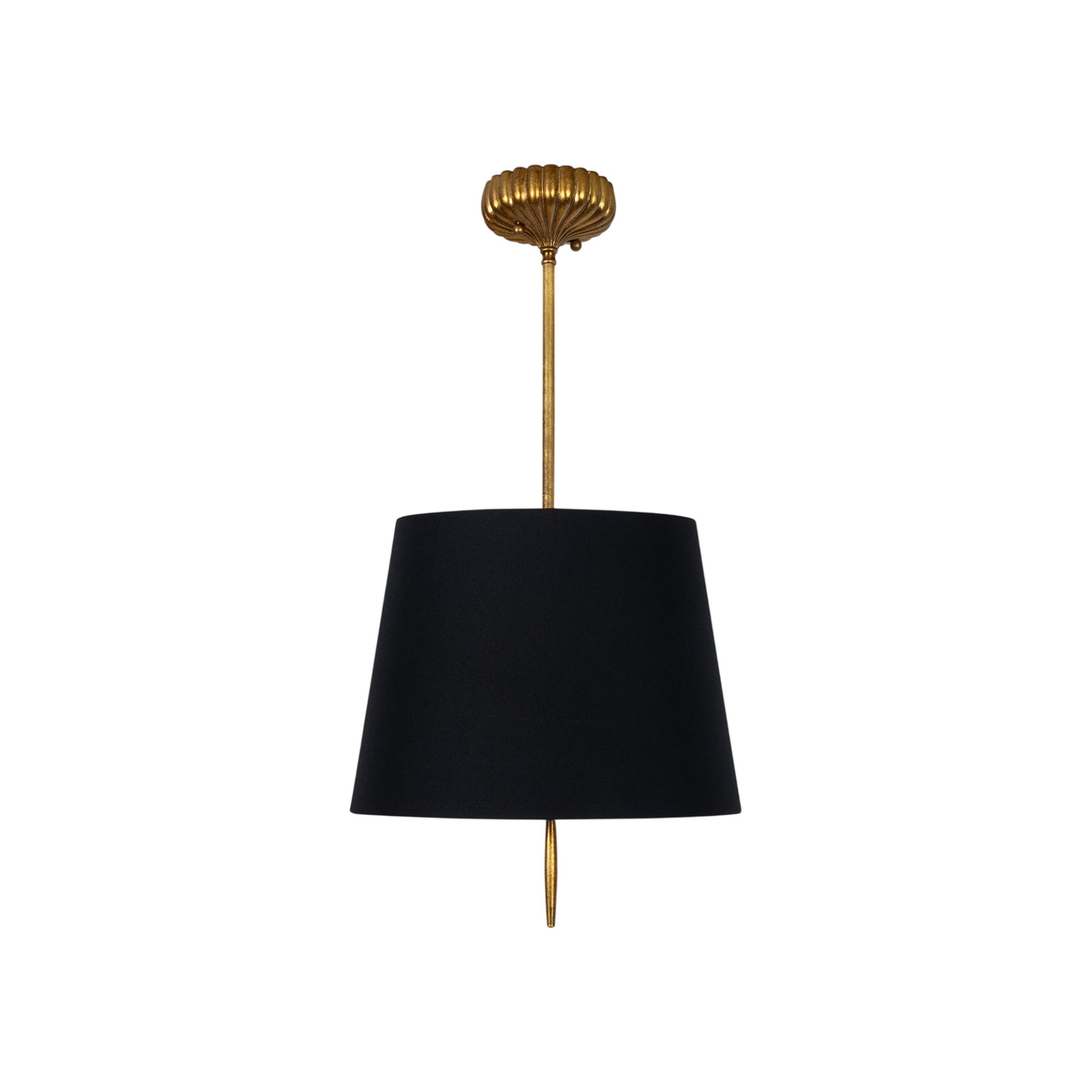 Clove Pendant Light in Black (14-Inch).