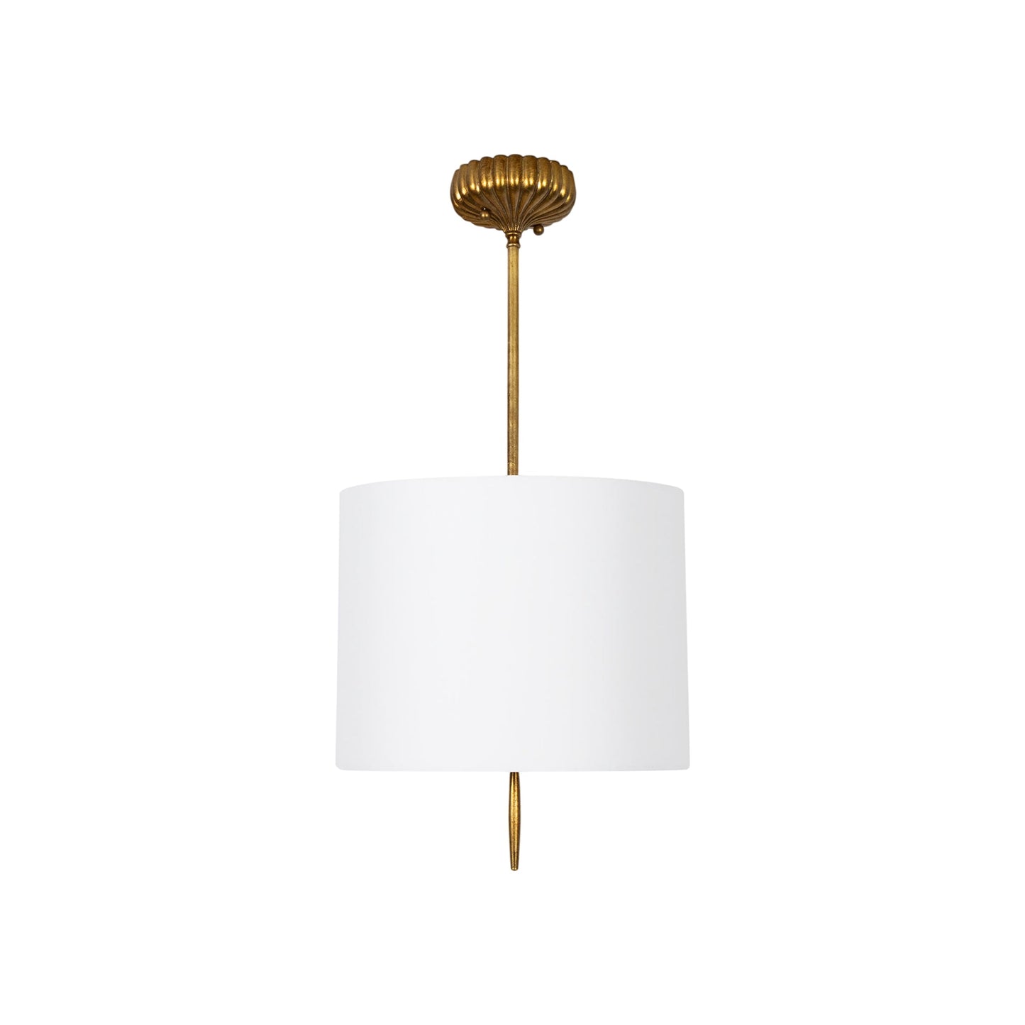 Clove Pendant Light in White (14-Inch).