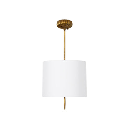 Clove Pendant Light in White (14-Inch).