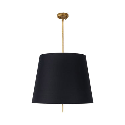 Clove Pendant Light in Black (22-Inch).