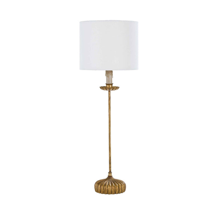 Clove Table Lamp in Natural Linen.