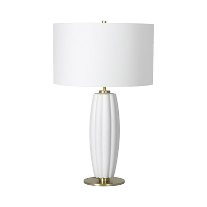 Crocus Table Lamp in White.