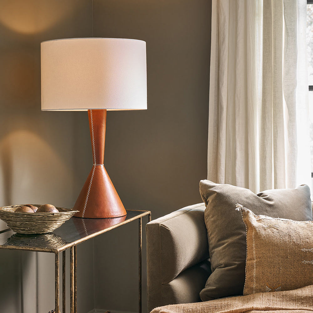 Denver Table Lamp in living room.