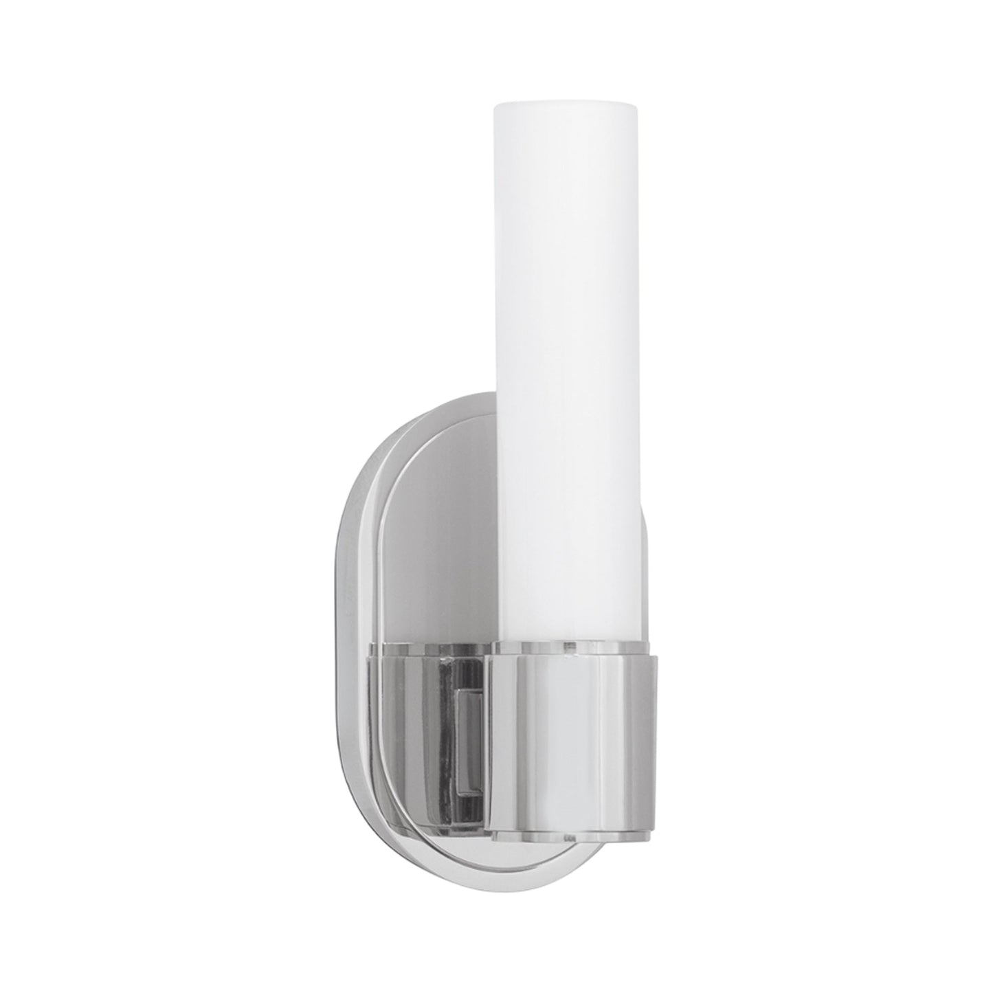 Dixon Single Wall Light in Polished Nickel.
