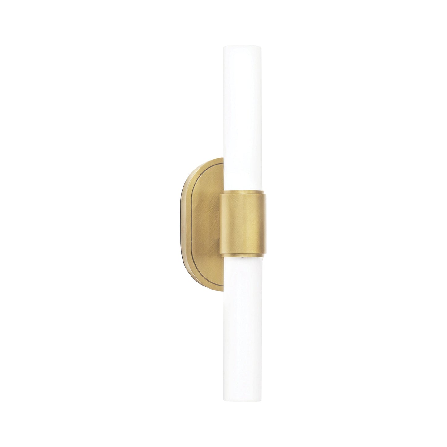 Dixon Wall Light in Natural Brass.