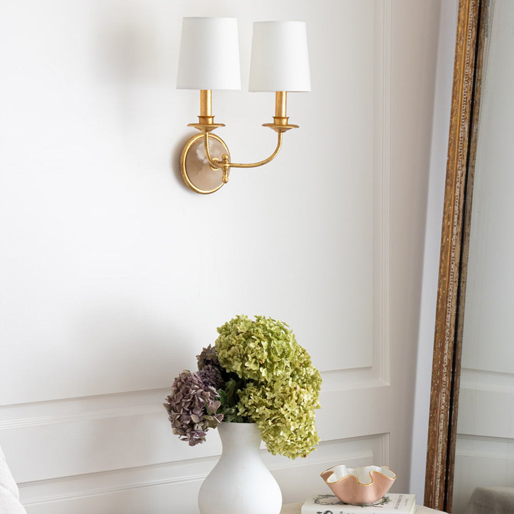 Fisher Wall Light in bedroom.