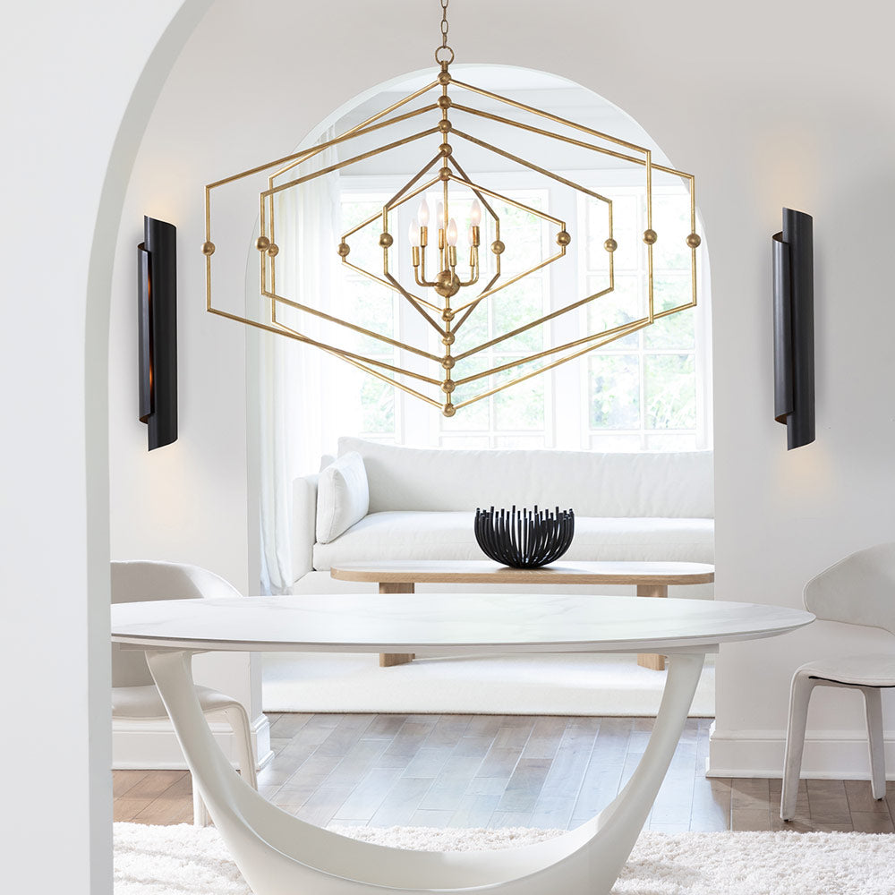 Flute Wall Light in living room.