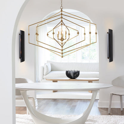 Flute Wall Light in living room.