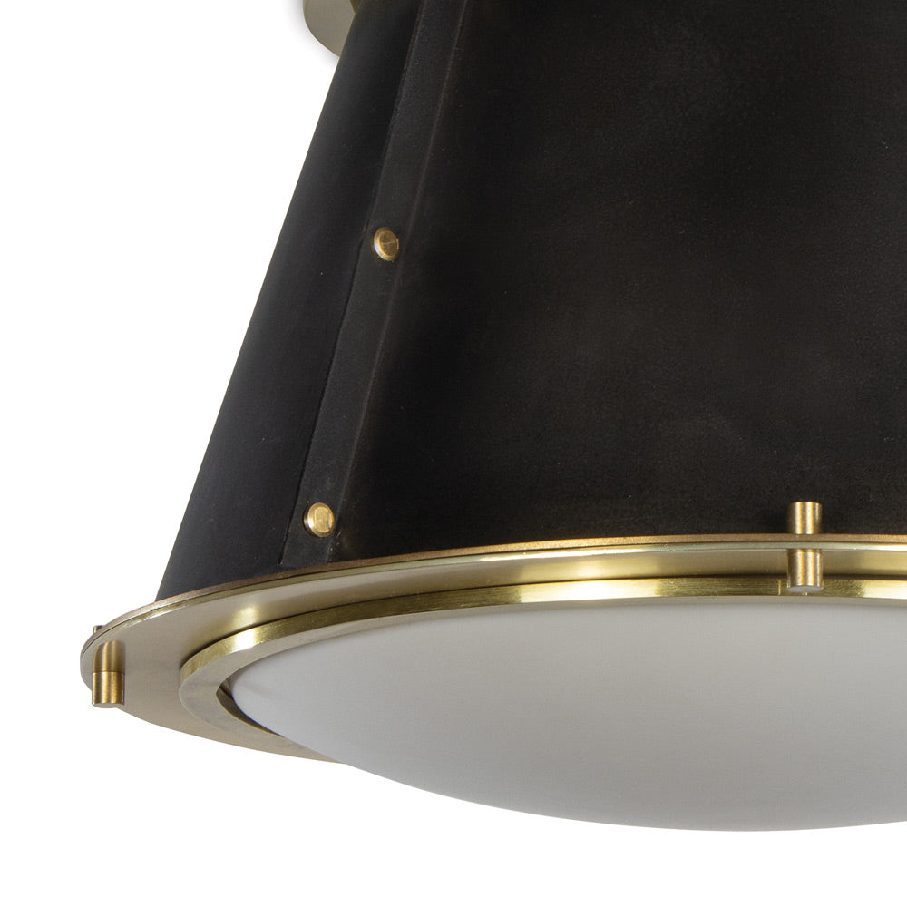 French Flush Mount Ceiling Light in Detail.