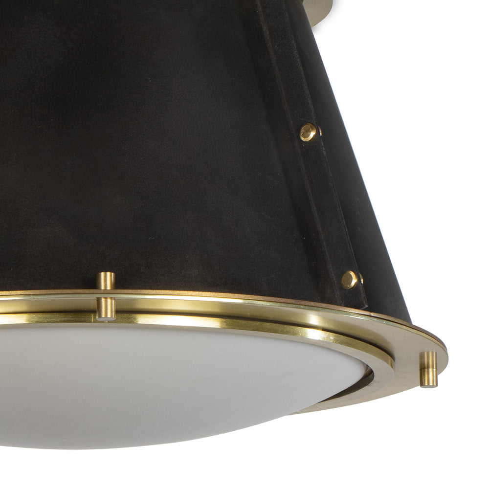 French Flush Mount Ceiling Light in Detail.