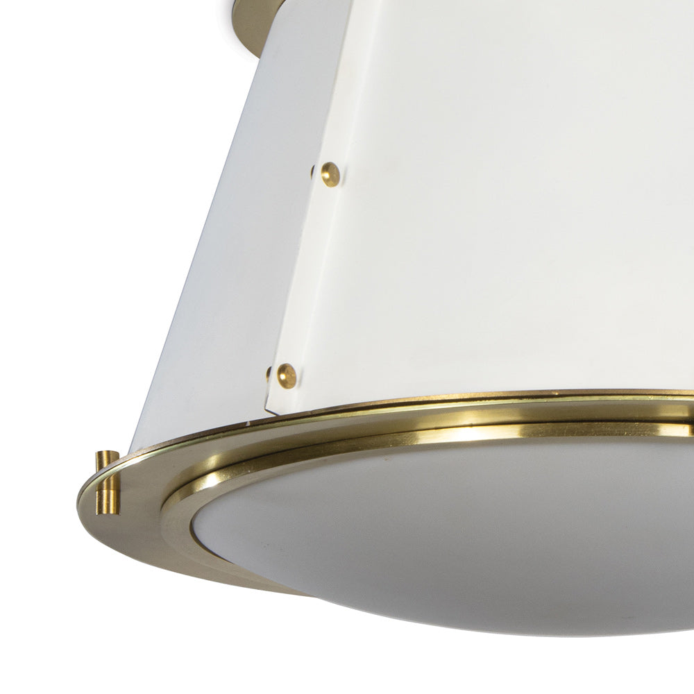 French Flush Mount Ceiling Light in Detail.