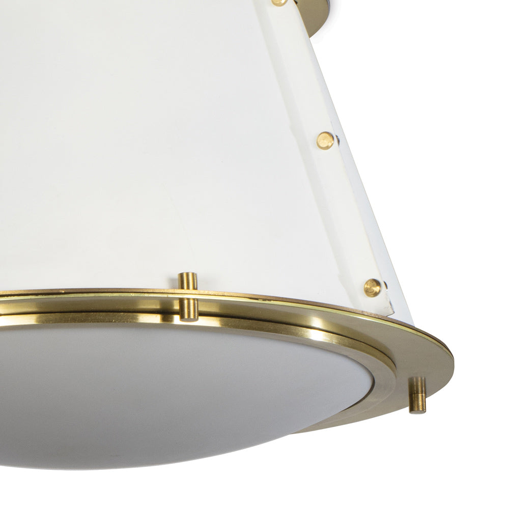 French Flush Mount Ceiling Light in Detail.