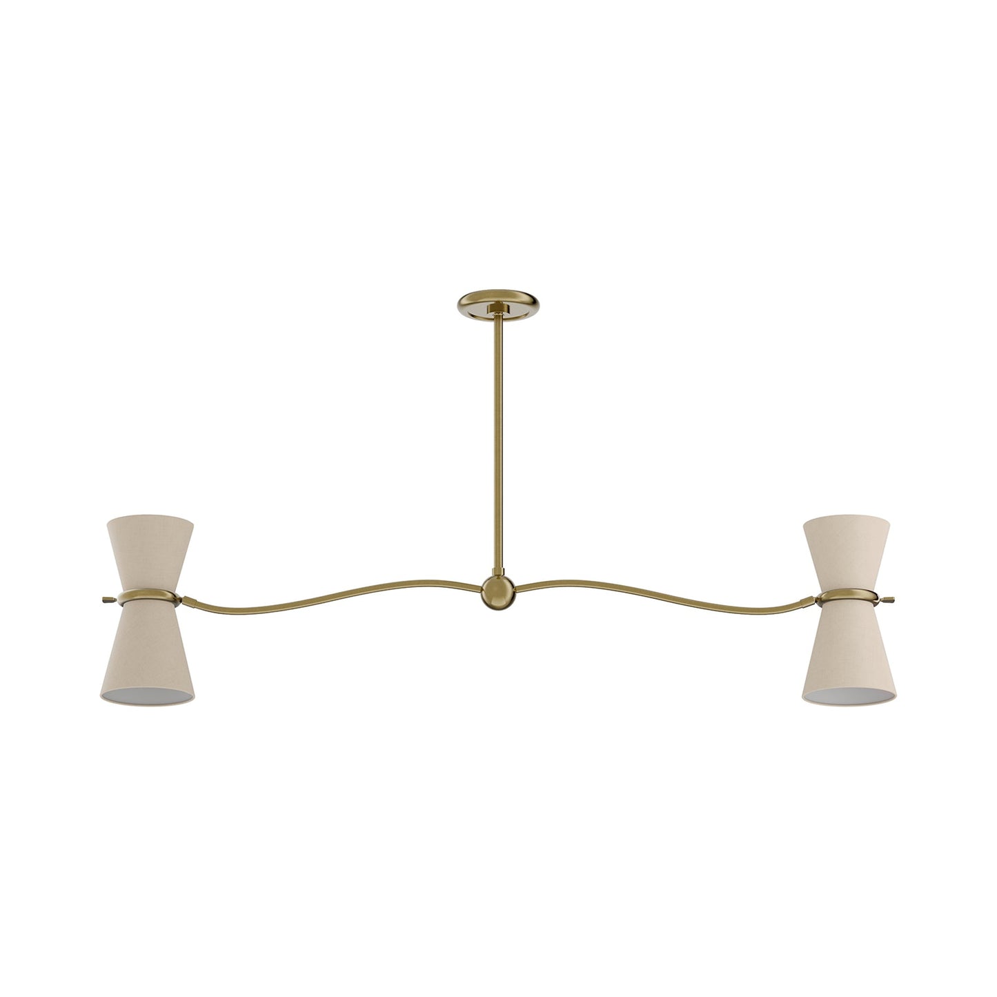 Gable Chandelier in Oyster.