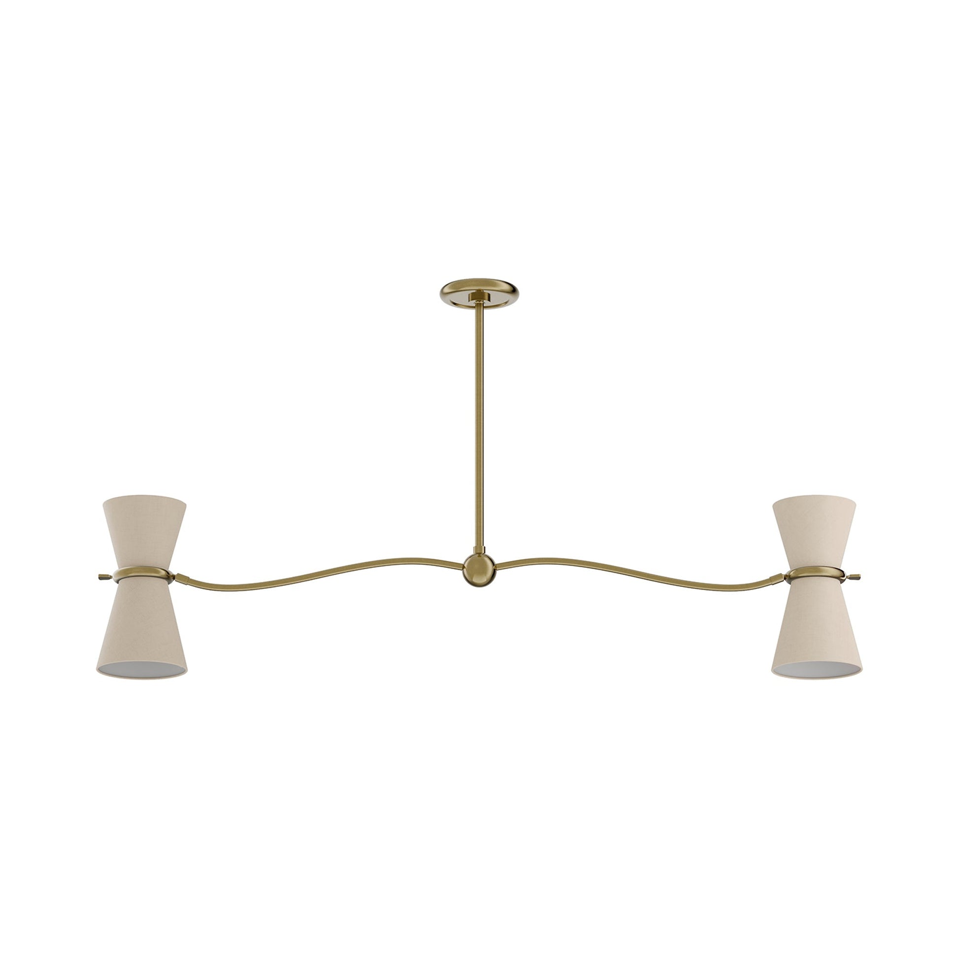 Gable Chandelier in Oyster.