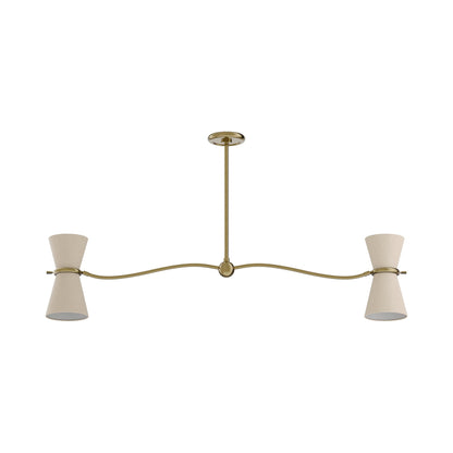 Gable Chandelier in Oyster.