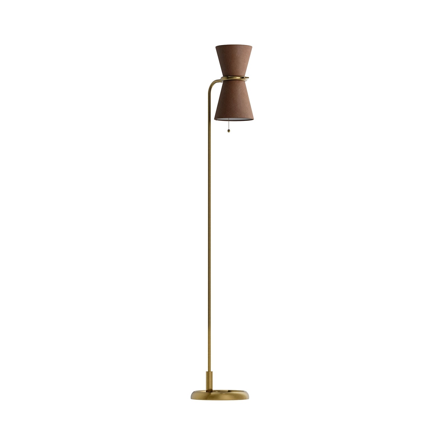 Gable Floor Lamp in Russet.