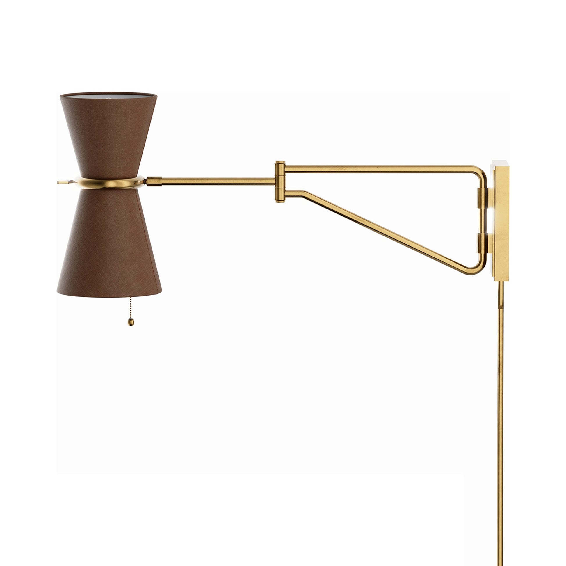 Gable Swing Arm Wall Light in Detail.