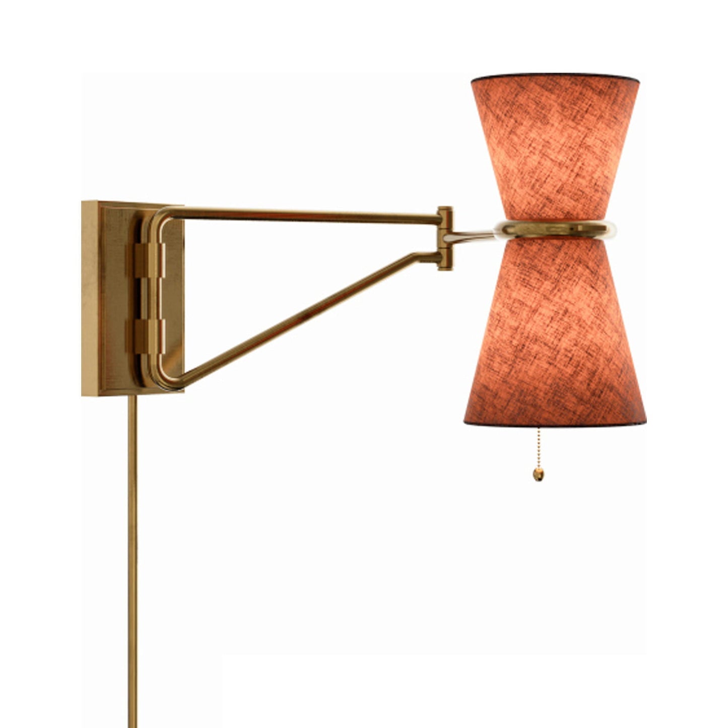 Gable Swing Arm Wall Light in Detail.