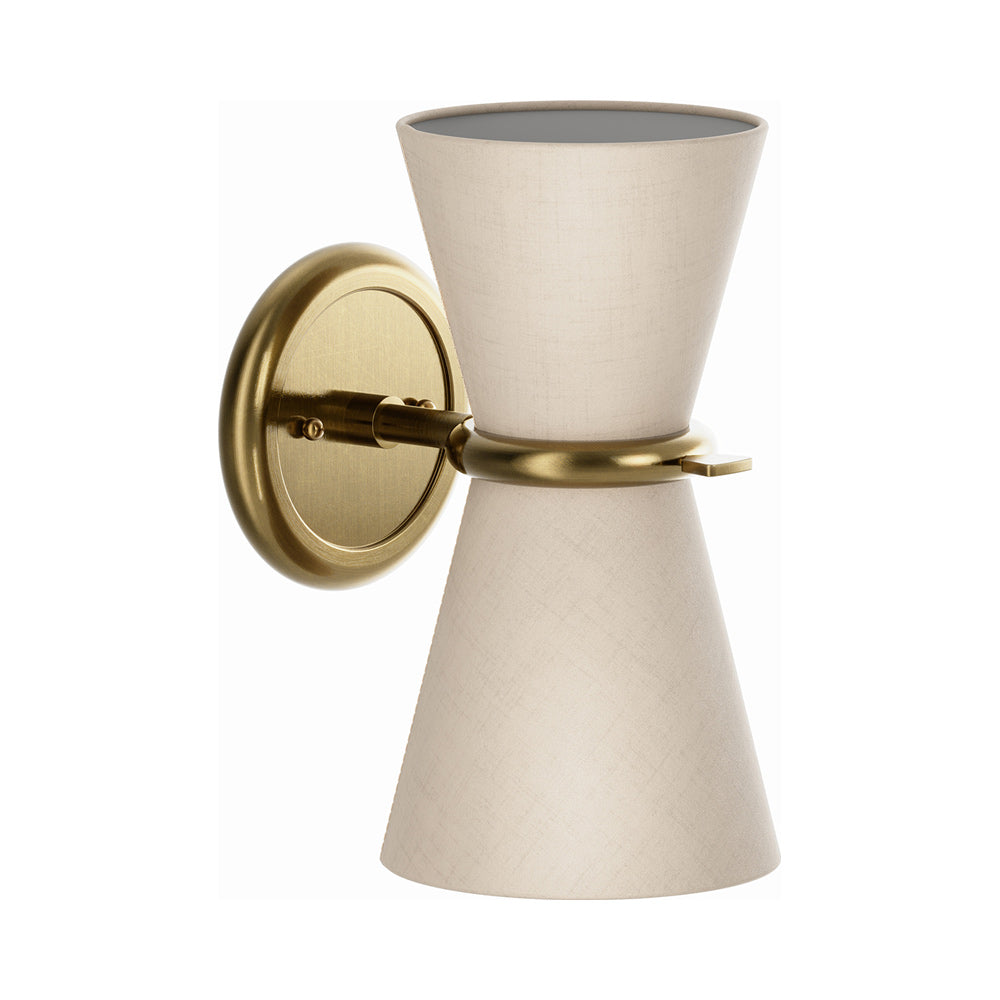 Gable Wall Light in Oyster.