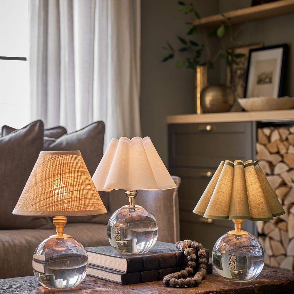 Giorgio Table Lamp in living room.