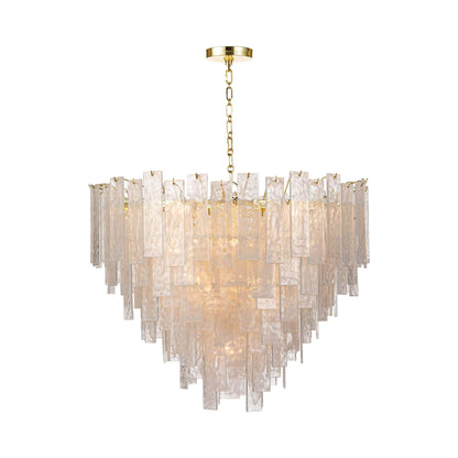 Glacier Chandelier in Polished Brass (Large).