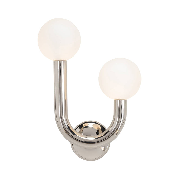 Happy Wall Light in Polished Nickel (Right Side).