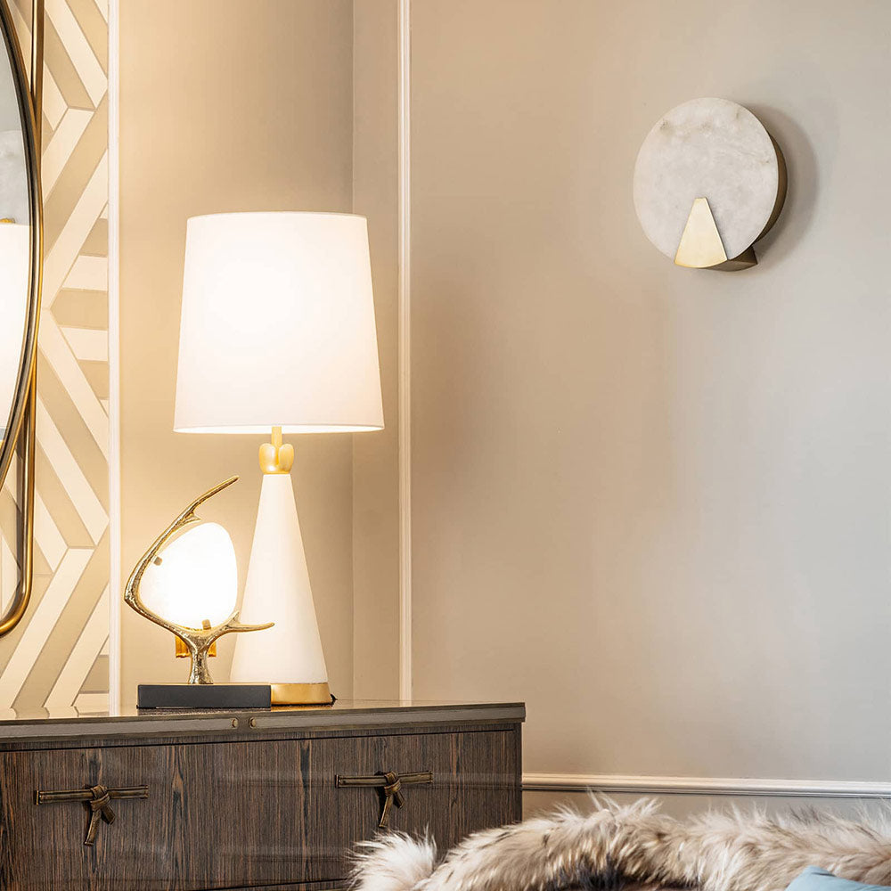 Houston Wall Light in living room.