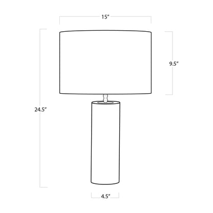 Juliet Table Lamp - line drawing.