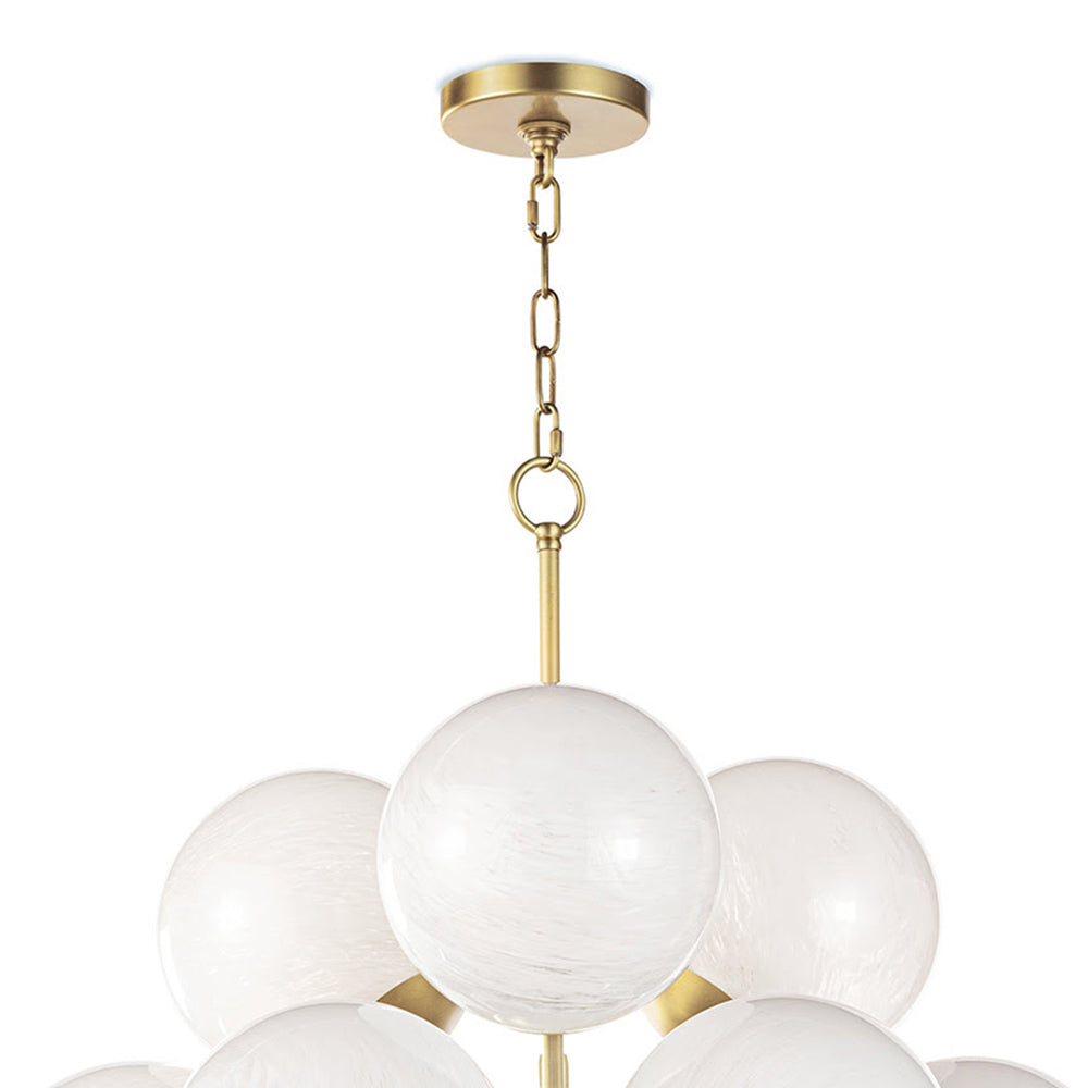 La Dame Chandelier in Detail.